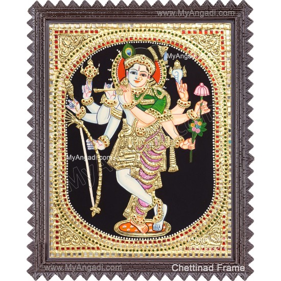 Sammohana Krishna Tanjore Painting
