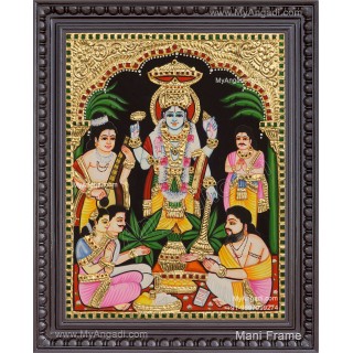 Sathya Narayana Swami Tanjore Painting