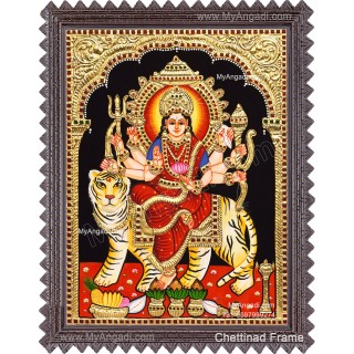 Durga Devi Tanjore Painting