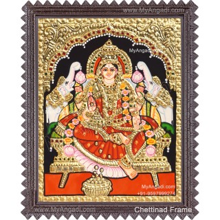 Gaja Lakshmi Tanjore Painting