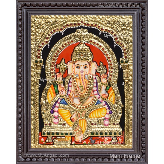 Ganesha Tanjore Painting