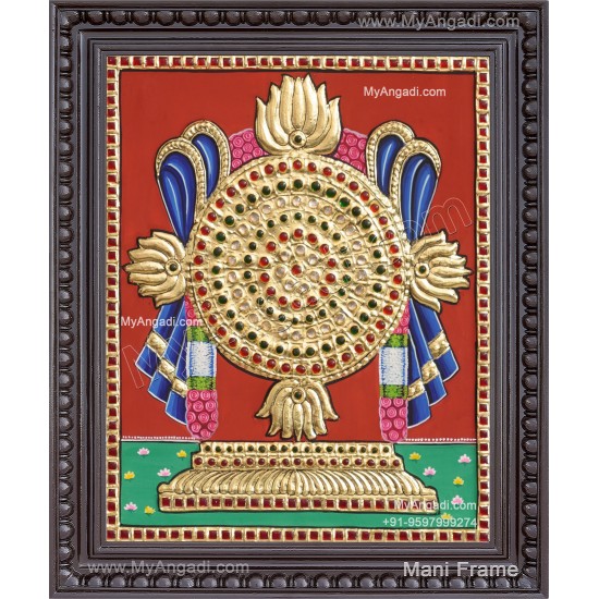  Chakram  Tanjore Painting