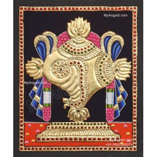 Sangu Tanjore Painting