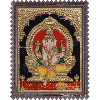 Ganapathi Tanjore Painting