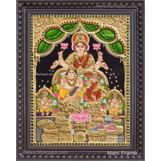 Kubera Lakshmi Tanjore Painting