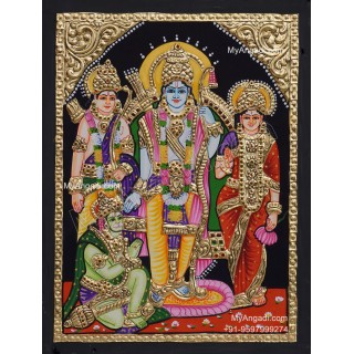 Ram Darbar Tanjore Painting Ram Darbar Tanjore Painting