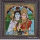 Shivan Parvathi Tanjore Painting
