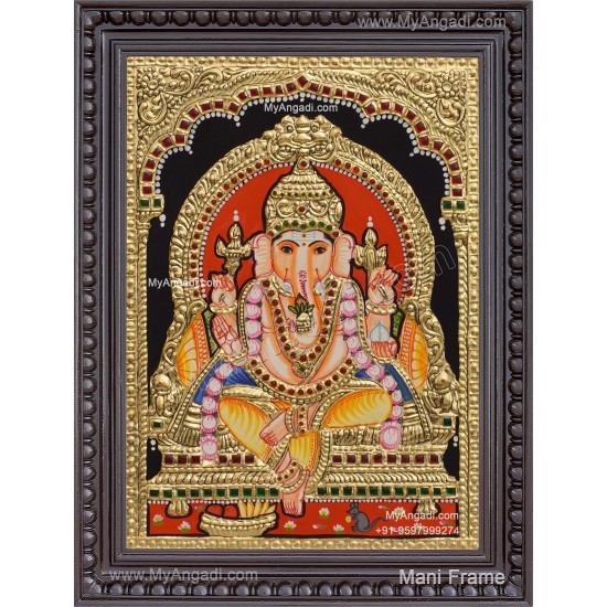 Ganesha  Tanjore Painting