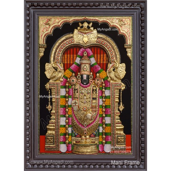 3D Balaji Tanjore Painting