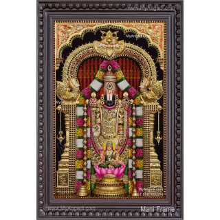 3d Balaji Lakshmi Tanjore Painting