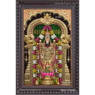 3d Balaji Lakshmi Tanjore Painting