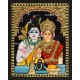 Shivan Parvathi Tanjore Painting