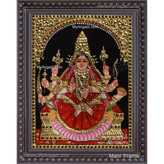 Veera Lakshmi Tanjore Painting