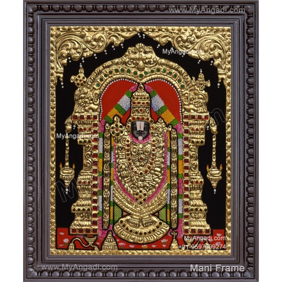 Venkateshwara  Swamy Tanjore Painting