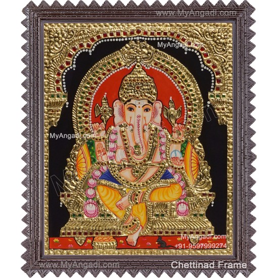 Ganesha Tanjore Painting 