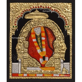 Saibaba Tanjore Painting