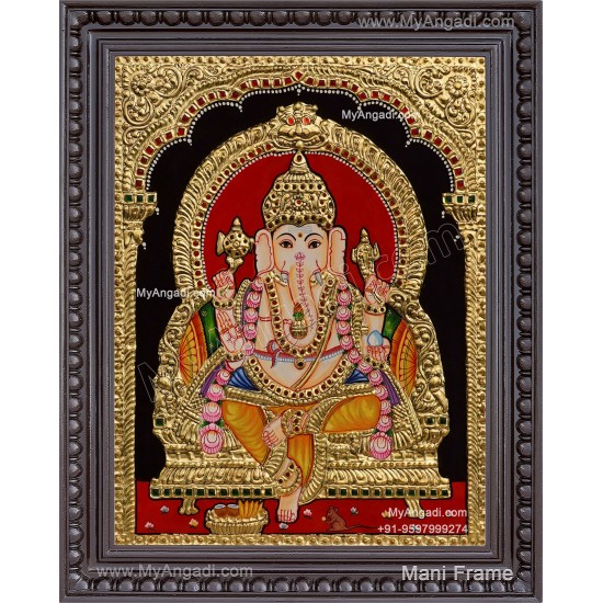 Ganesha  Tanjore Painting