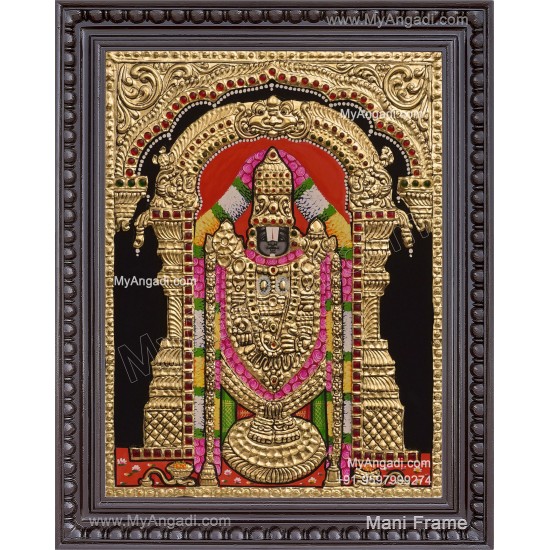 Venkateshwara  Swamy Tanjore Painting