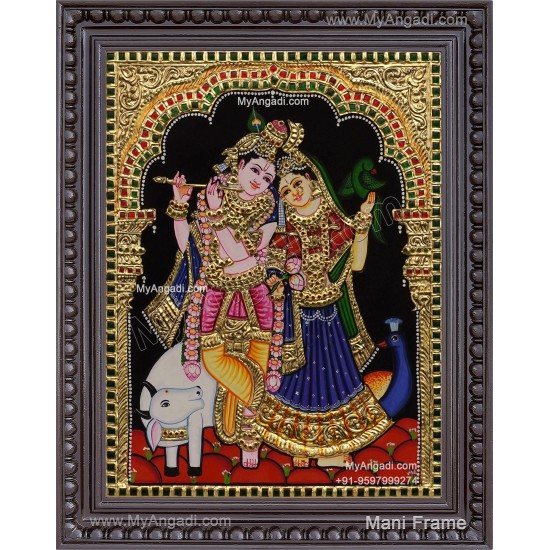 Radha Krishna Tanjore Painting