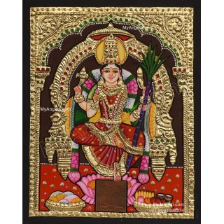 Lalitha Devi Tanjore Painting Lalitha Devi Tanjore Painting