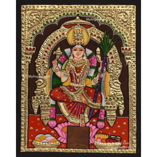 Lalitha Devi Tanjore Painting