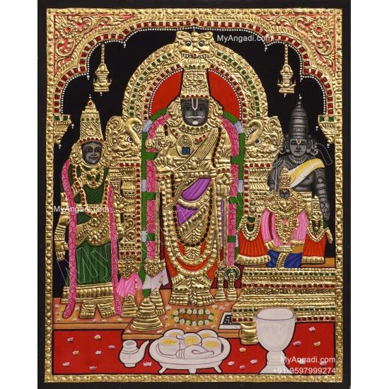 Parthasarathy Perumal Tanjore Painting