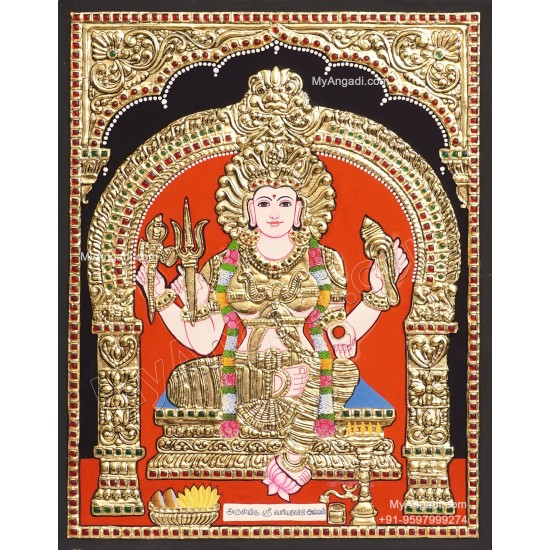 Sri Periyanachi Amman Tanjore Painting Sri Periyanachi Amman Tanjore Painting