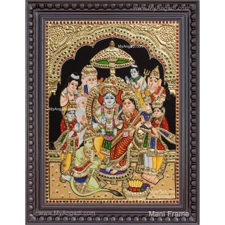 Ramar Pattabhisekam Tanjore Painting