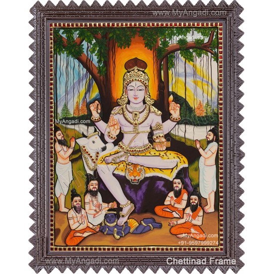 Dakshinamurthi Tanjore Painting