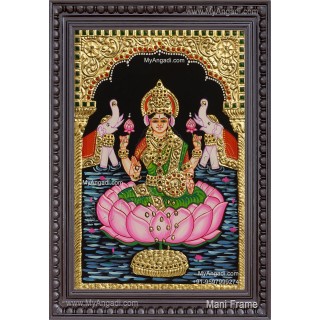Gaja Lakshmi Tanjore Painting