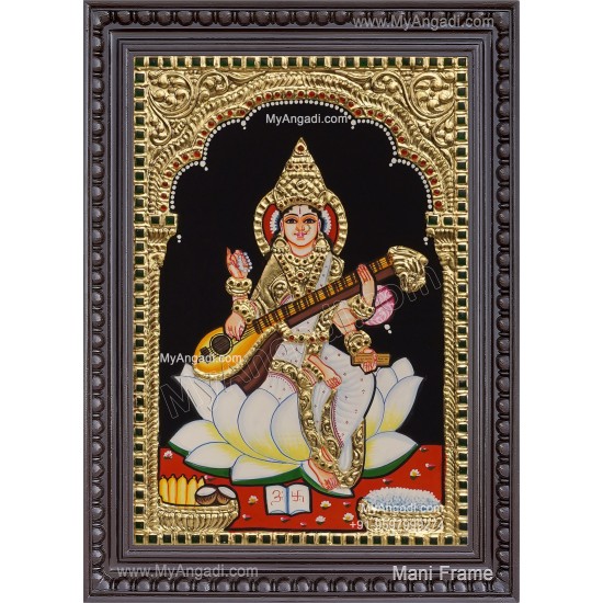 Saraswathi Tanjore Painting