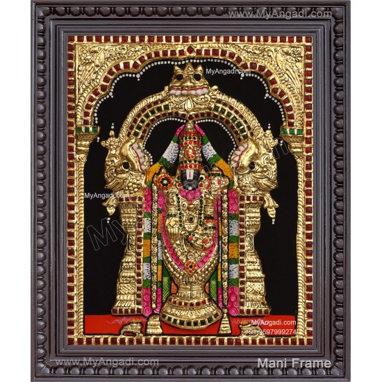 Balaji 3d Tanjore Painting Balaji 3d Tanjore Painting