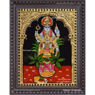 Sathyanarayana Tanjore Painting Sathyanarayana Tanjore Painting