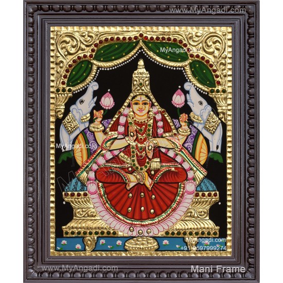 Gajalakshmi Tanjore Painting