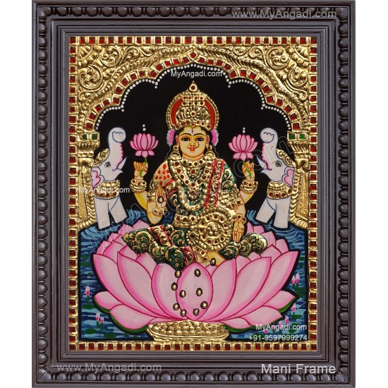 Gajalakshmi Tanjore Painting