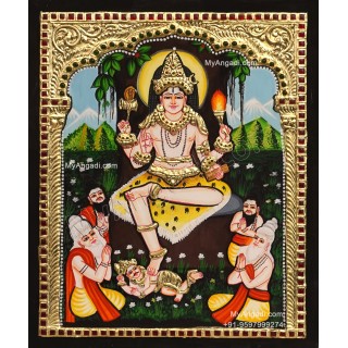 Dakshinamurthi Tanjore Painting