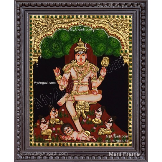 Dakshinamurthi Tanjore Painting