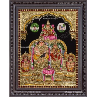 Kubera Lakshmi Tanjore Painting