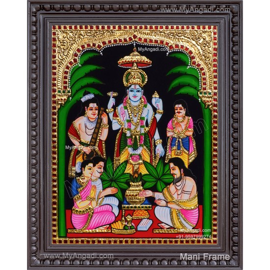 Sathyanarayana Tanjore Painting