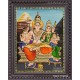 Shiva Family Tanjore Painting