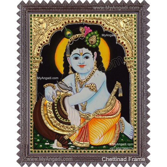 Butter Krishna Tanjore Painting