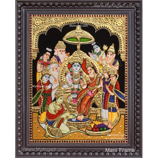 Ramar Pattabhisekam Tanjore Painting