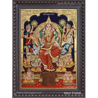 Raja Rajeshwari Tanjore Painting