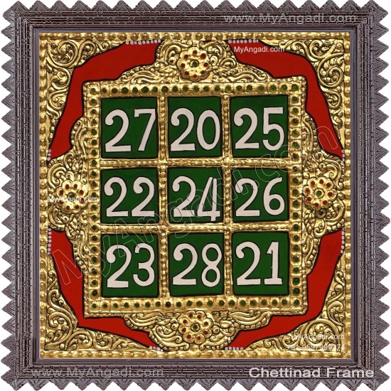 Kubera Yantra Tanjore Painting