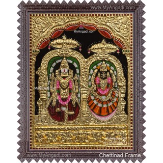 Lakshmi Narasimhar Tanjore Painting
