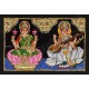 Lakshmi Saraswathi Tanjore Painting