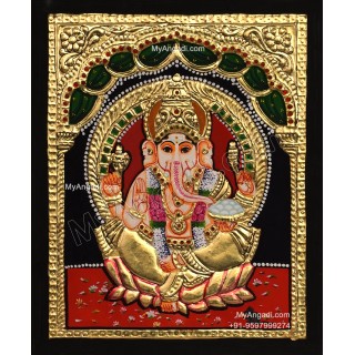 Ganesha Tanjore Painting