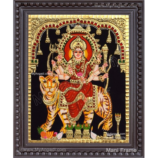 Durga Devi Tanjore Painting