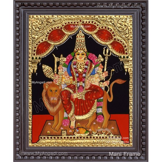 Durga Devi Tanjore Painting