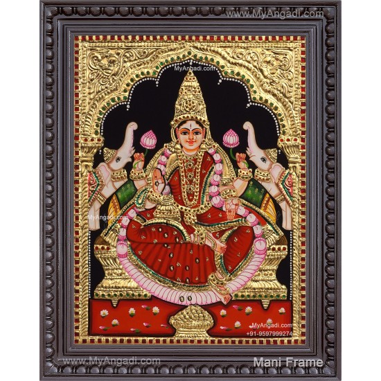 Gajalakshmi Tanjore Painting